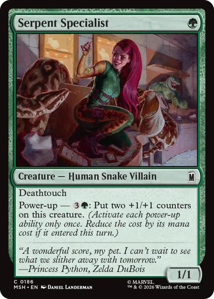 Serpent Specialist (186) [Marvel Super Heroes]