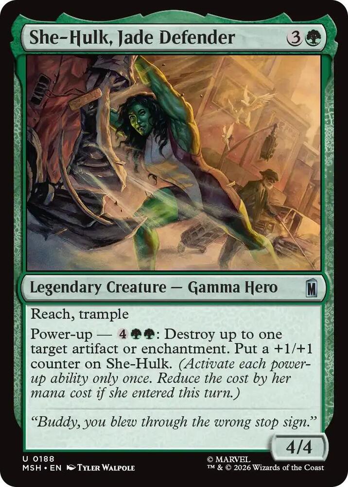 She-Hulk, Jade Defender (188) [Marvel Super Heroes]