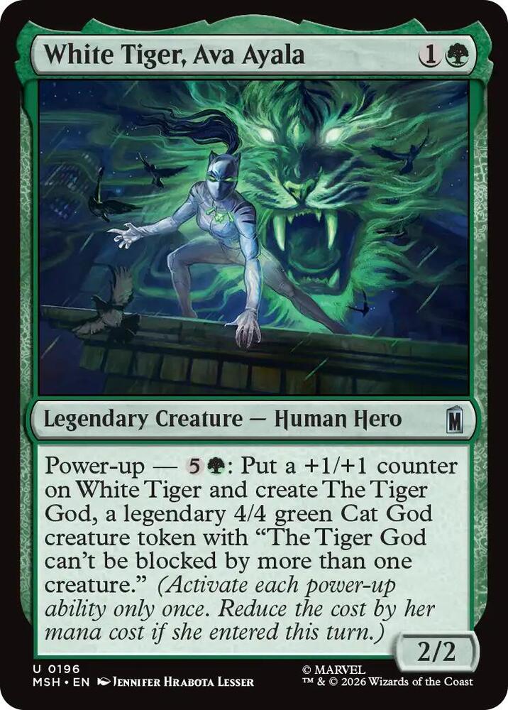 White Tiger, Ava Ayala (196) [Marvel Super Heroes]