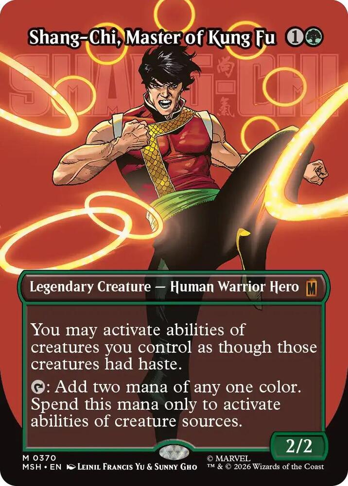 Shang-Chi, Master of Kung Fu (Borderless) (0370) [Marvel Super Heroes]