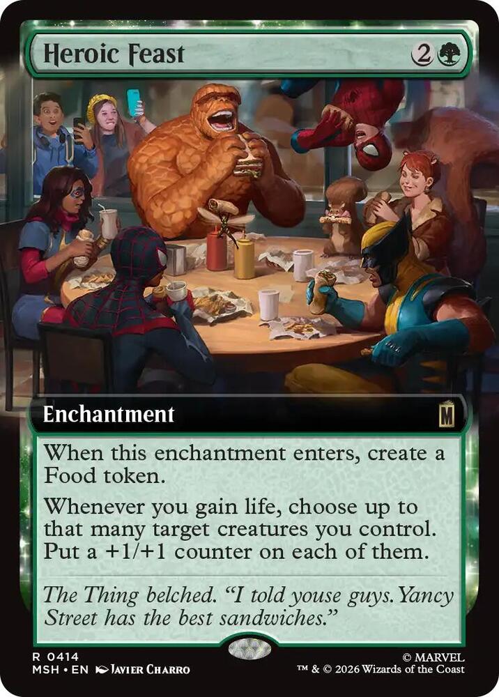 Heroic Feast (Extended Art) (414) [Marvel Super Heroes]