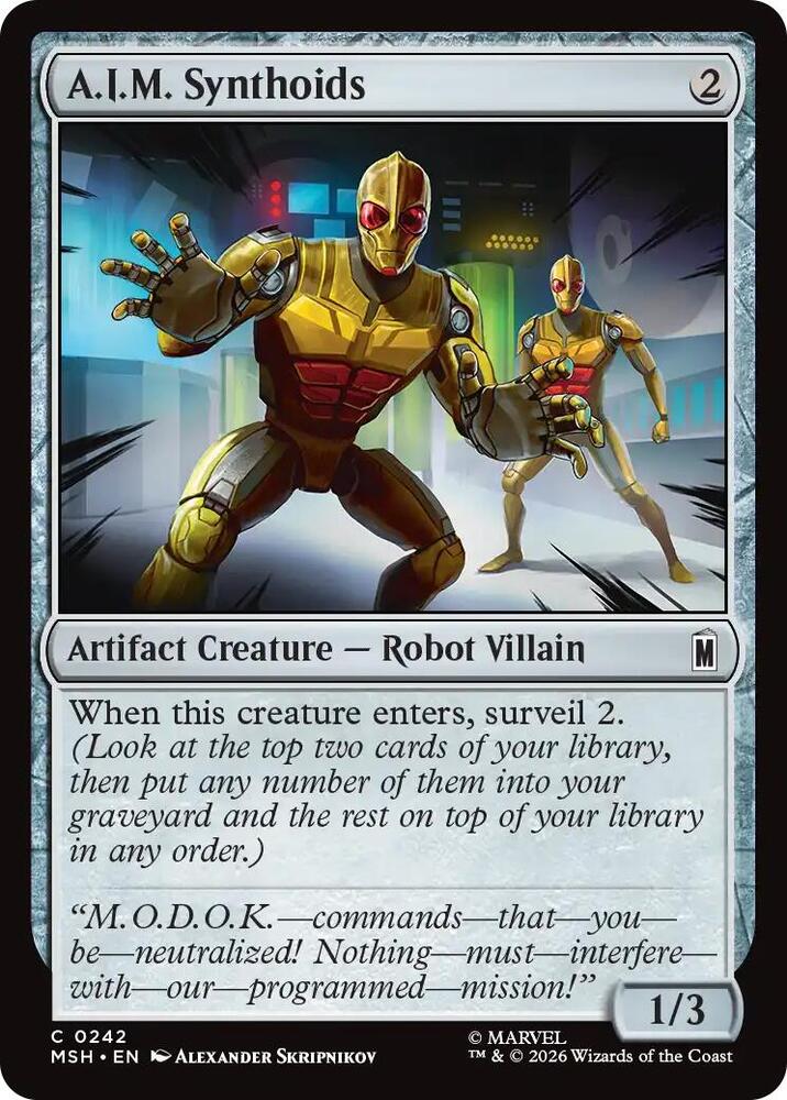 A.I.M. Synthoids (242) [Marvel Super Heroes]