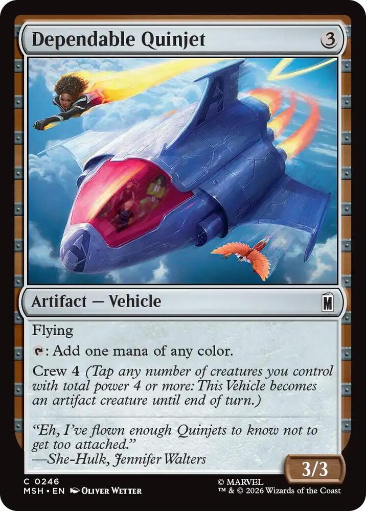 Dependable Quinjet (246) [Marvel Super Heroes]