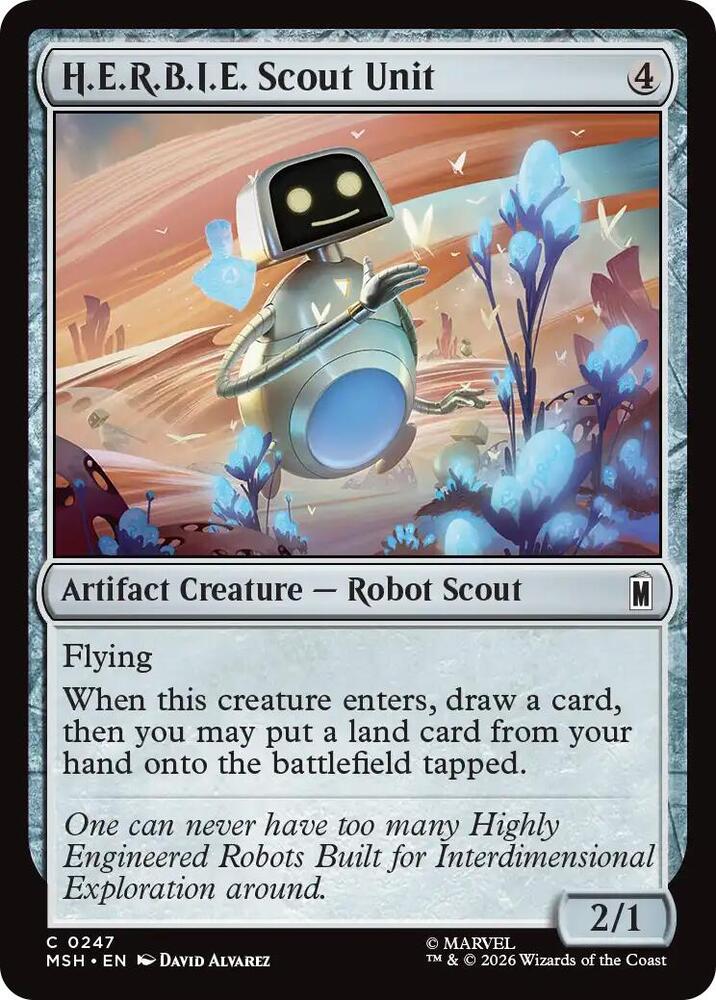H.E.R.B.I.E. Scout Unit (247) [Marvel Super Heroes]