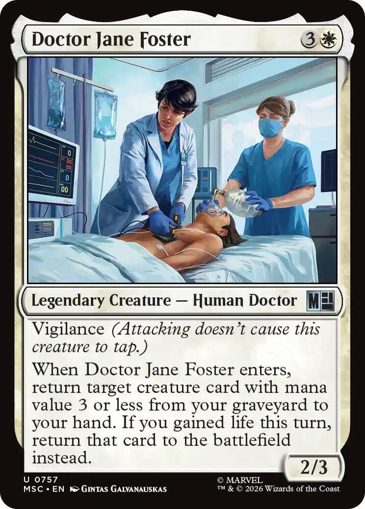 Doctor Jane Foster (757) [Marvel Super Heroes Commander]