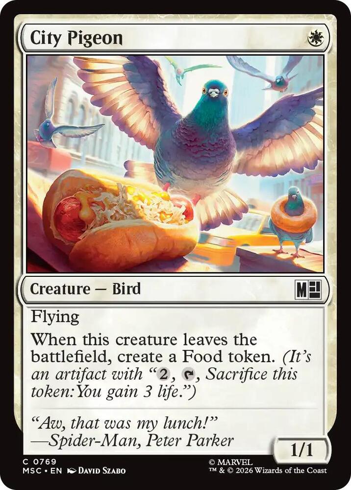 City Pigeon (769) [Marvel Super Heroes Commander]