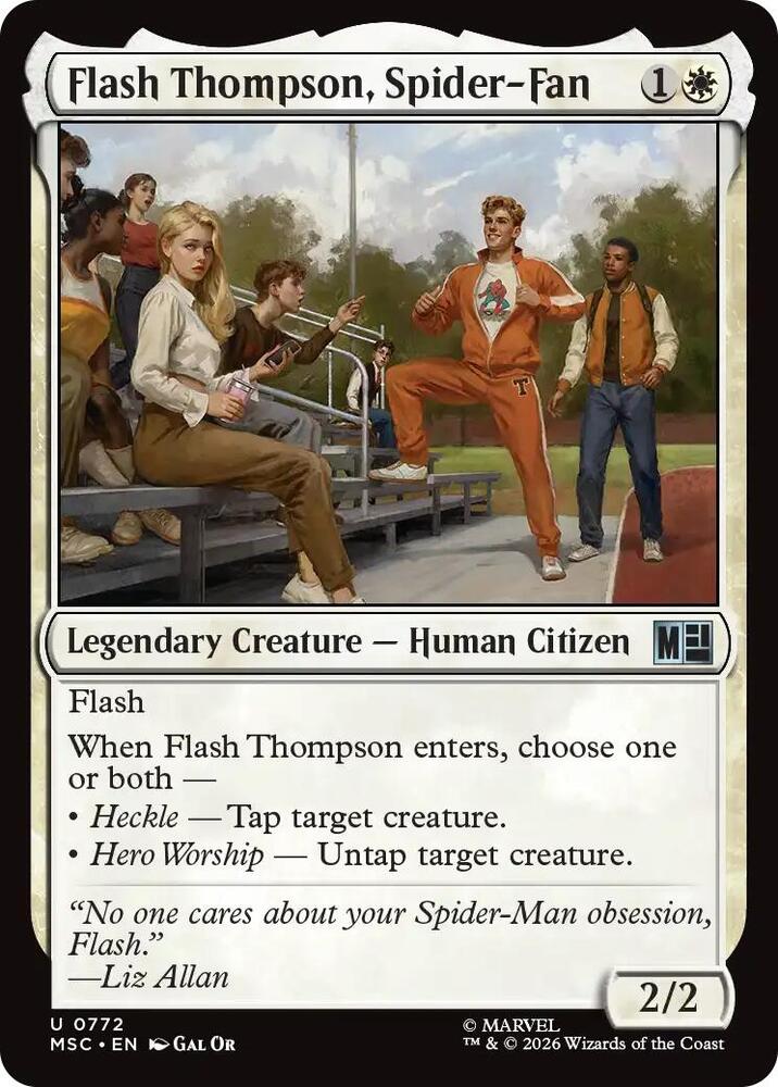Flash Thompson, Spider-Fan (772) [Marvel Super Heroes Commander]