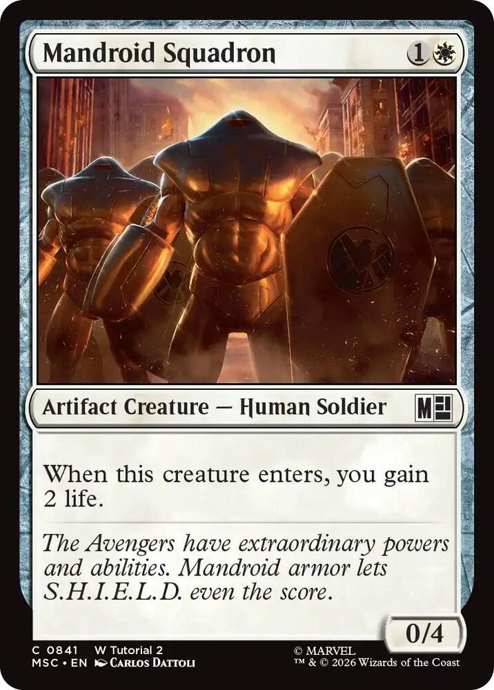 Mandroid Squadron (0841) [Marvel Super Heroes Commander]