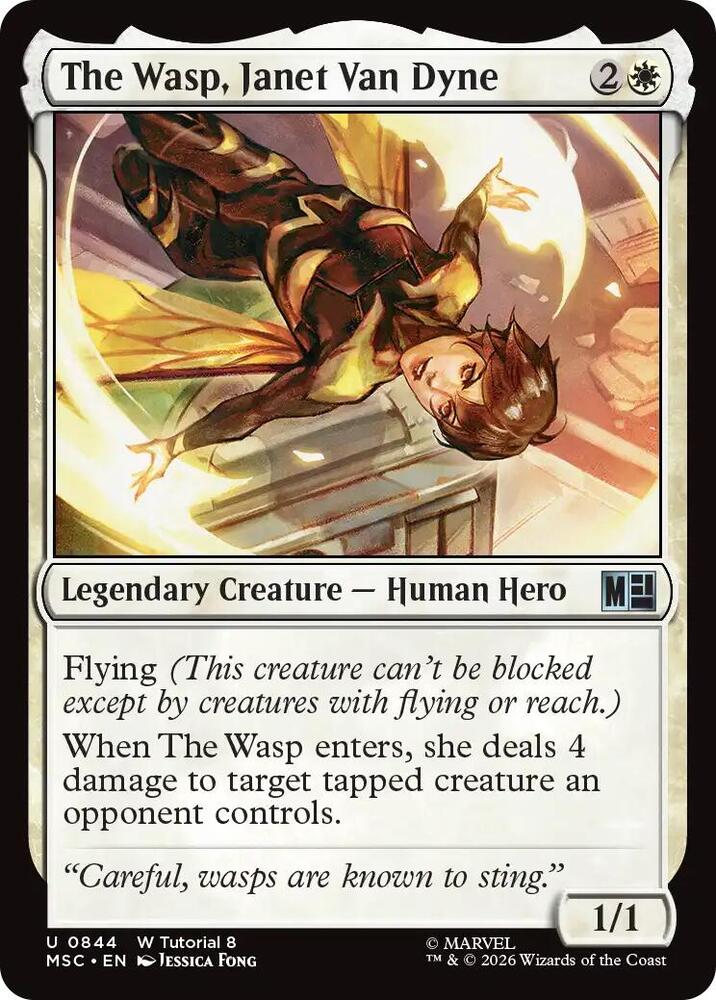 The Wasp, Janet Van Dyne (0844) [Marvel Super Heroes Commander]