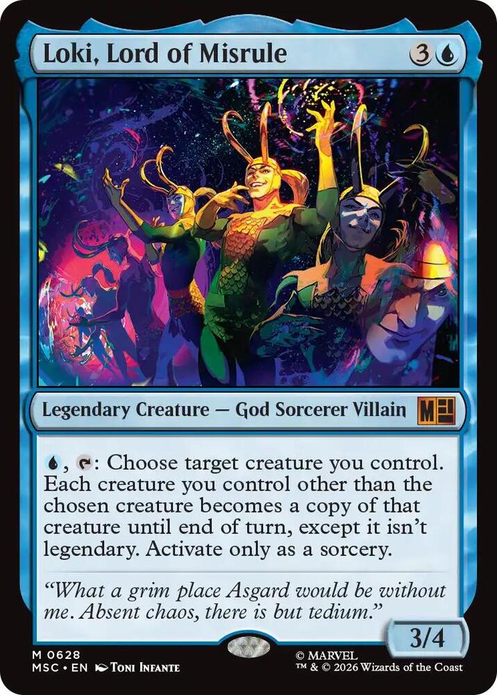 Loki, Lord of Misrule (628) [Marvel Super Heroes Commander]