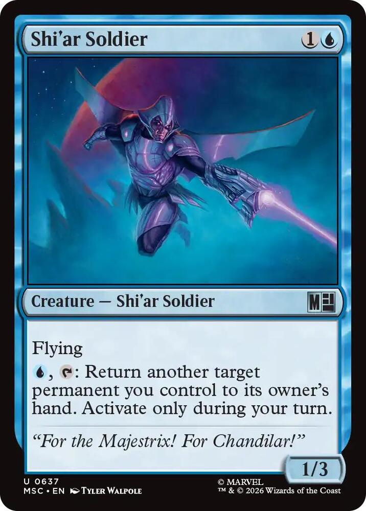 Shi'ar Soldier (637) [Marvel Super Heroes Commander]