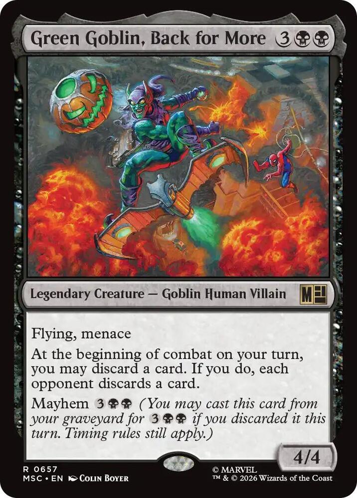 Green Goblin, Back for More (657) [Marvel Super Heroes Commander]