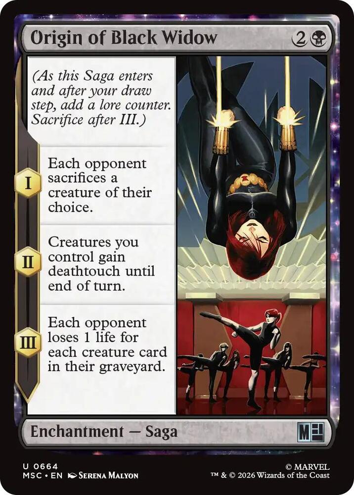 Origin of Black Widow (664) [Marvel Super Heroes Commander]