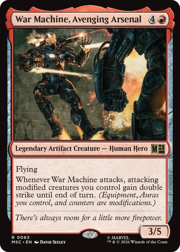 War Machine, Avenging Arsenal (63) [Marvel Super Heroes Commander]