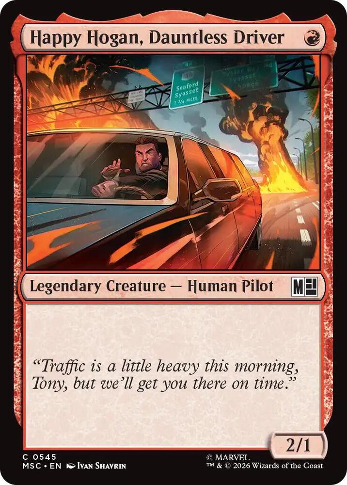 Happy Hogan, Dauntless Driver (0545) [Marvel Super Heroes Commander]