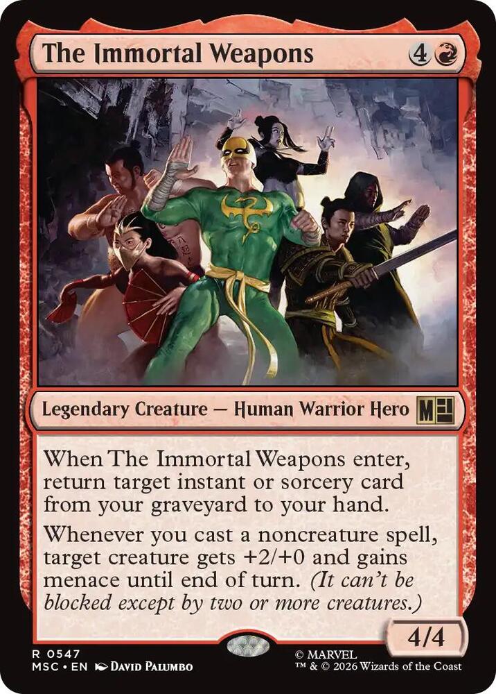 The Immortal Weapons (547) [Marvel Super Heroes Commander]