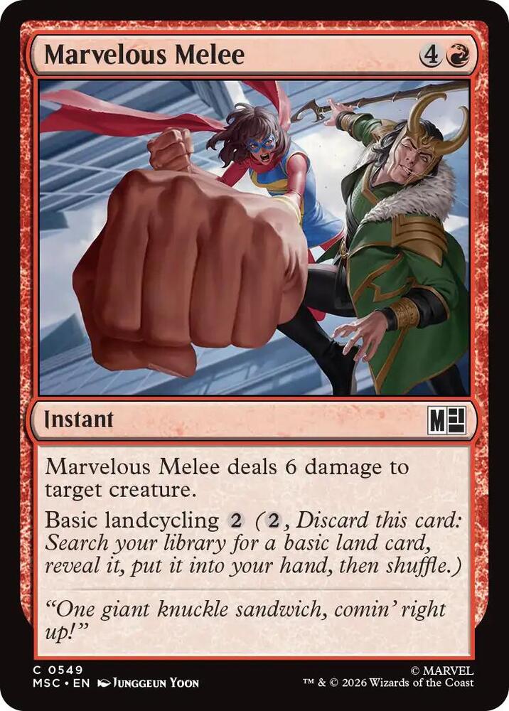 Marvelous Melee (549) [Marvel Super Heroes Commander]
