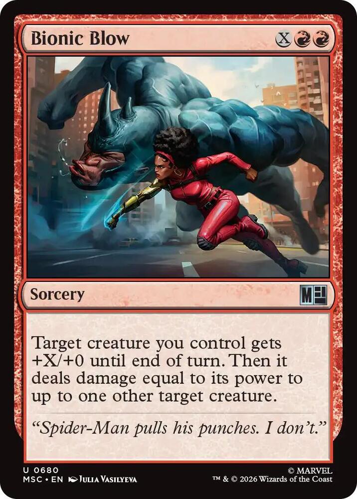 Bionic Blow (680) [Marvel Super Heroes Commander]