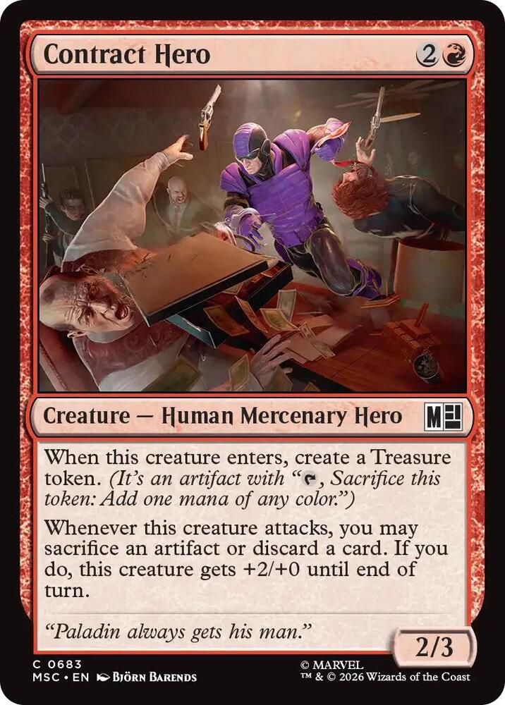 Contract Hero (683) [Marvel Super Heroes Commander]