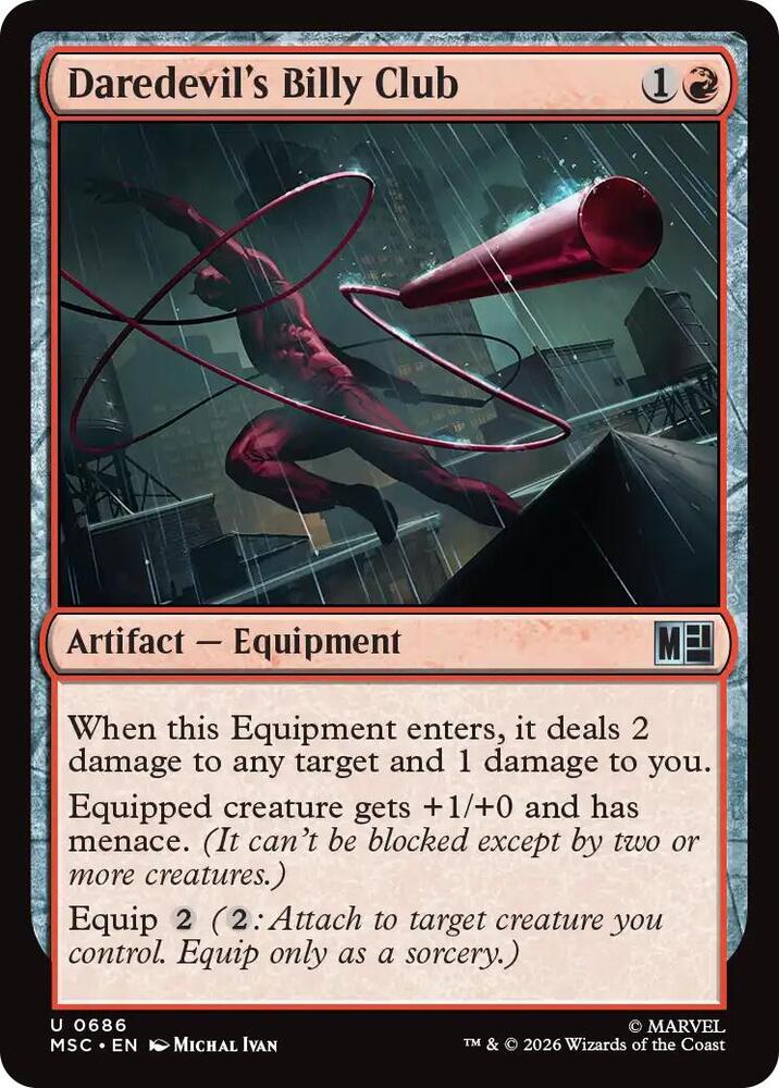 Daredevil's Billy Club (686) [Marvel Super Heroes Commander]