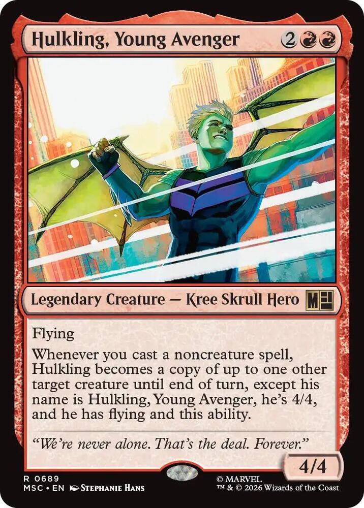 Hulkling, Young Avenger (689) [Marvel Super Heroes Commander]