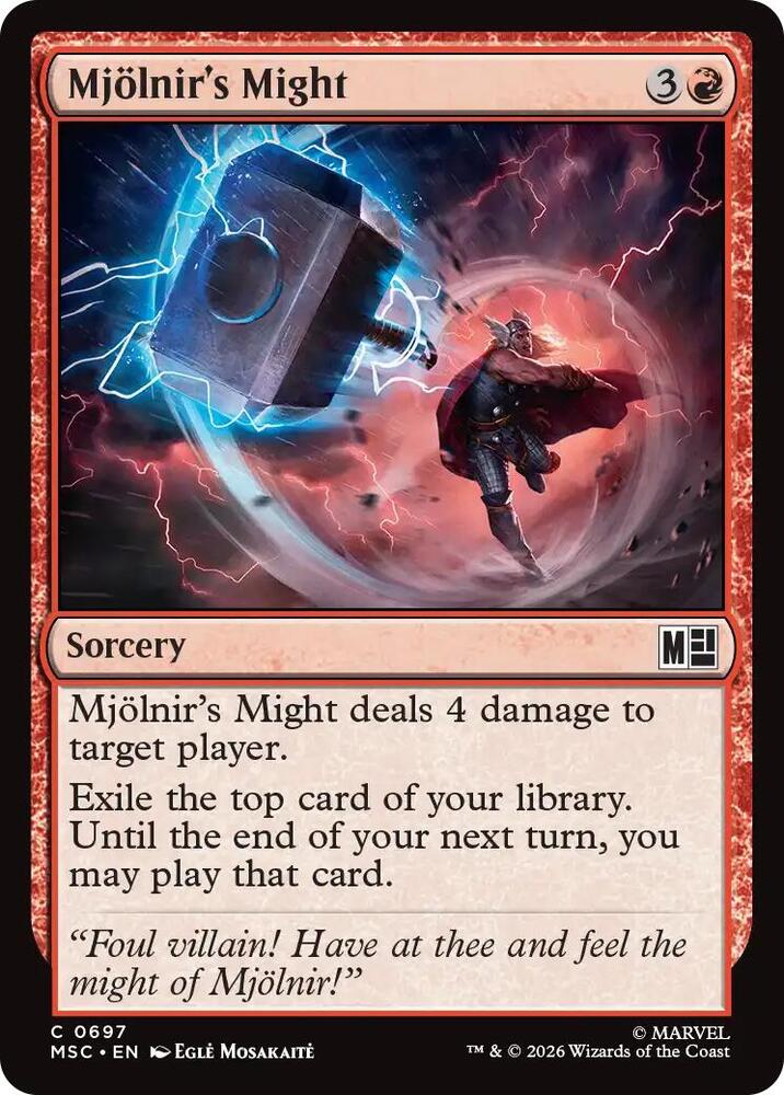 Mjolnir's Might (697) [Marvel Super Heroes Commander]