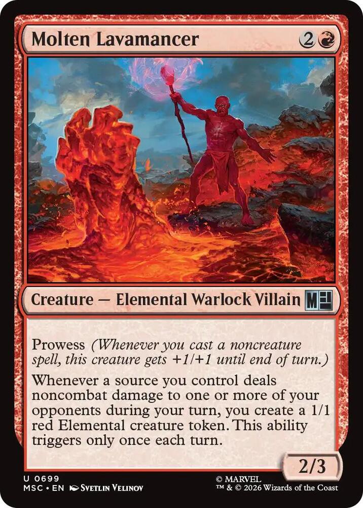 Molten Lavamancer (699) [Marvel Super Heroes Commander]