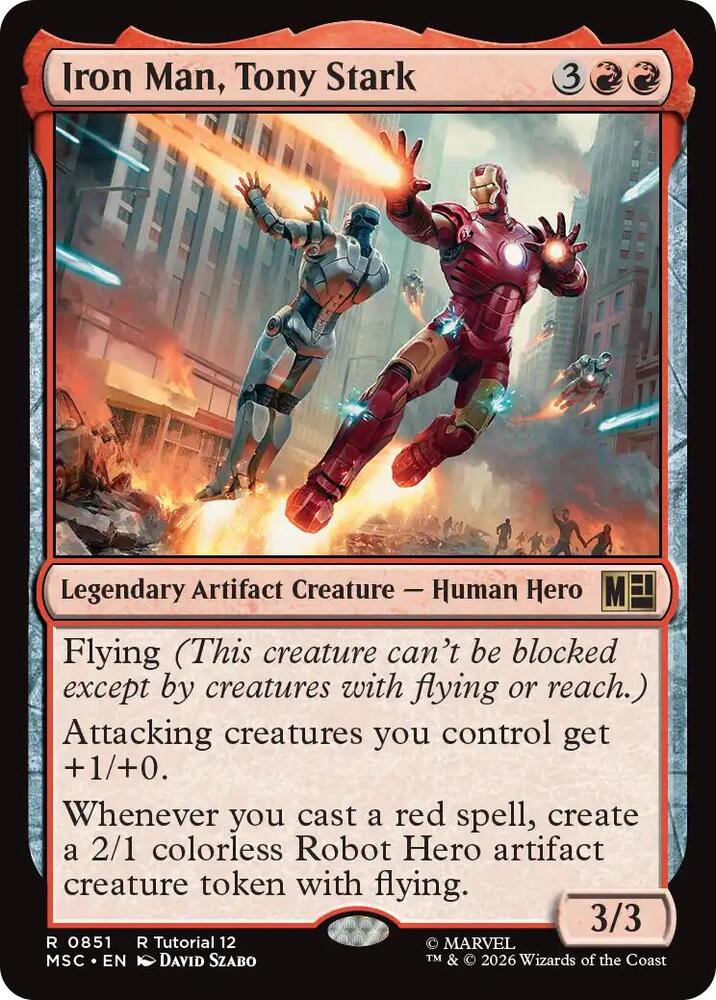 Iron Man, Tony Stark (0851) [Marvel Super Heroes Commander]