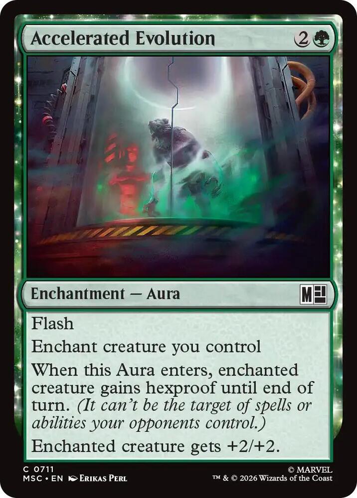 Accelerated Evolution (711) [Marvel Super Heroes Commander]