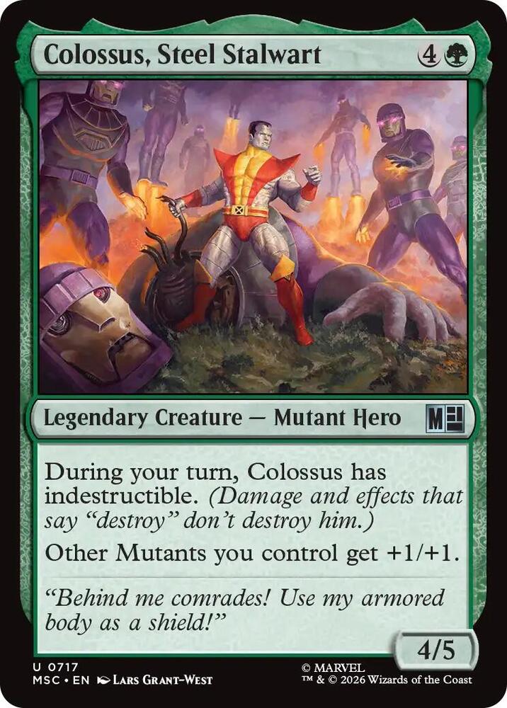 Colossus, Steel Stalwart (717) [Marvel Super Heroes Commander]