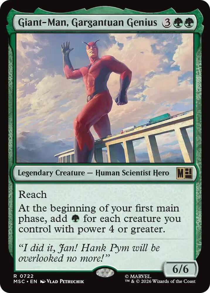 Giant-Man, Gargantuan Genius (722) [Marvel Super Heroes Commander]