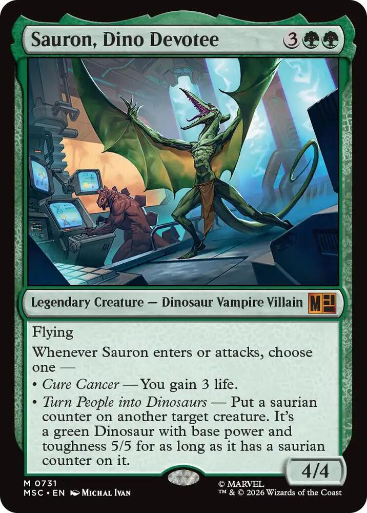 Sauron, Dino Devotee (731) [Marvel Super Heroes Commander]