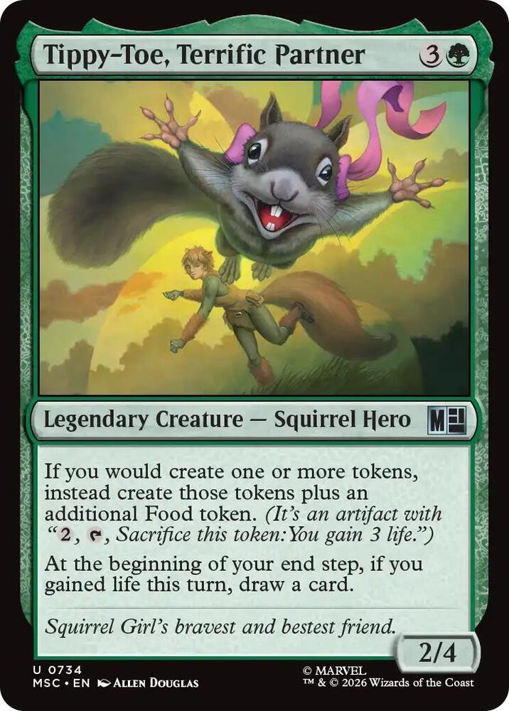 Tippy-Toe, Terrific Partner (734) [Marvel Super Heroes Commander]
