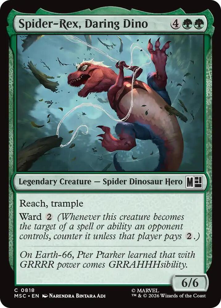 Spider-Rex, Daring Dino (818) [Marvel Super Heroes Commander]