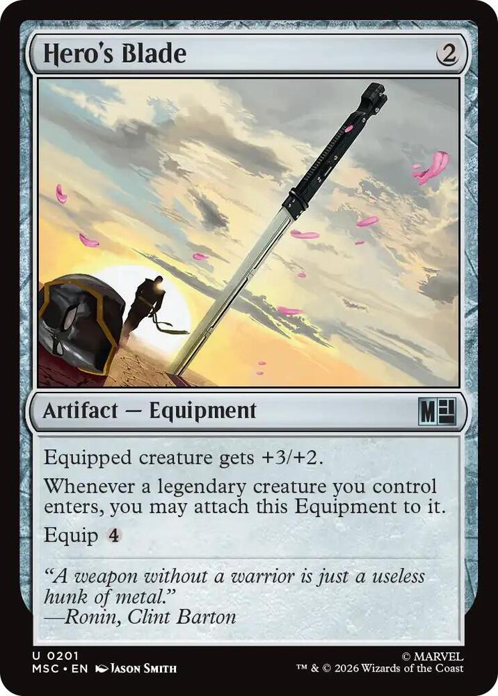 Hero's Blade (201) [Marvel Super Heroes Commander]