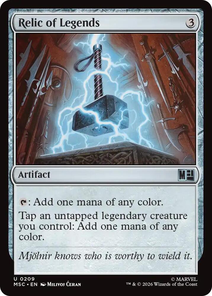 Relic of Legends (209) [Marvel Super Heroes Commander]