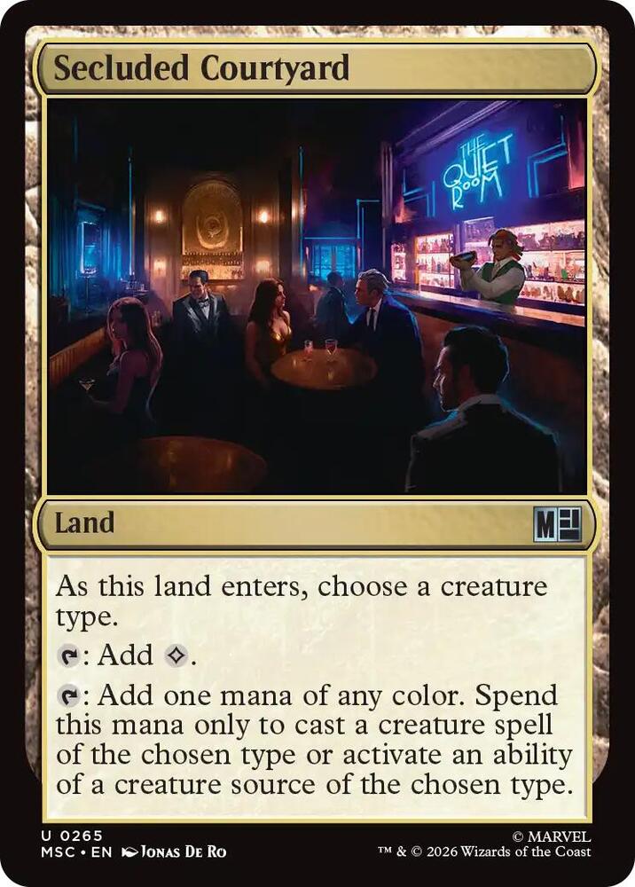 Secluded Courtyard (265) [Marvel Super Heroes Commander]