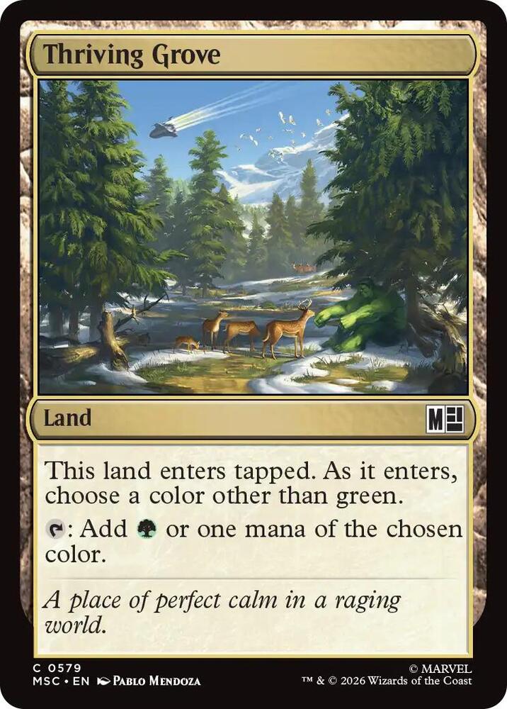 Thriving Grove (579) [Marvel Super Heroes Commander]