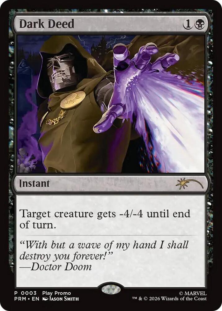 Dark Deed (3) [Standard Showdown Promos]