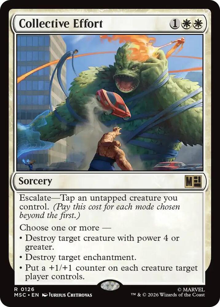 Collective Effort (126) [Marvel Super Heroes Commander]
