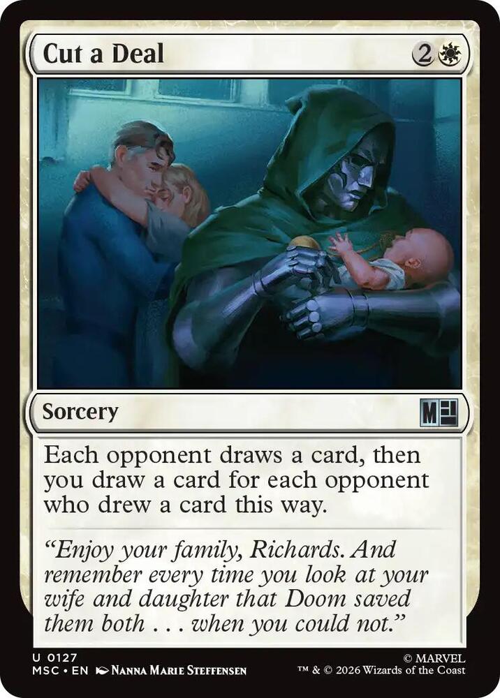 Cut a Deal (Surge Foil) (127) [Marvel Super Heroes Commander]