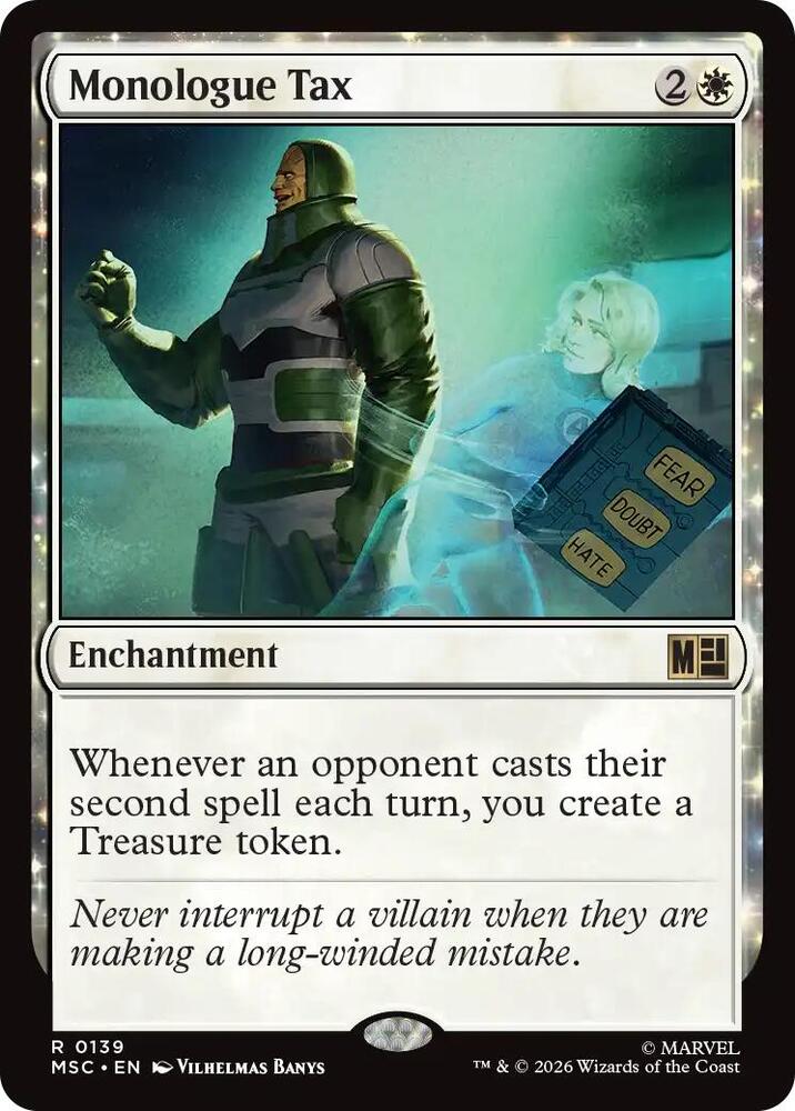 Monologue Tax (139) [Marvel Super Heroes Commander]