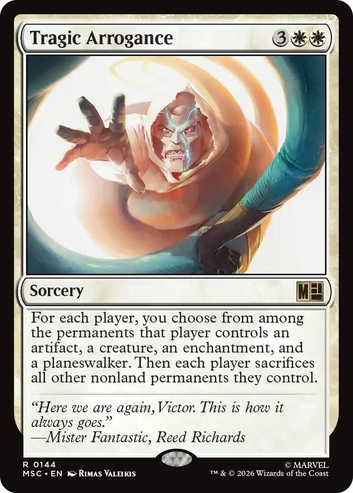 Tragic Arrogance (Surge Foil) (144) [Marvel Super Heroes Commander]
