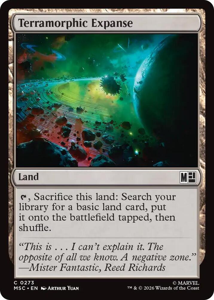 Terramorphic Expanse (0273) (Surge Foil) [Marvel Super Heroes Commander]