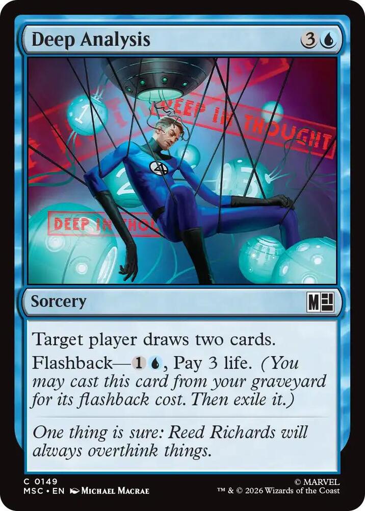 Deep Analysis (Surge Foil) (149) [Marvel Super Heroes Commander]