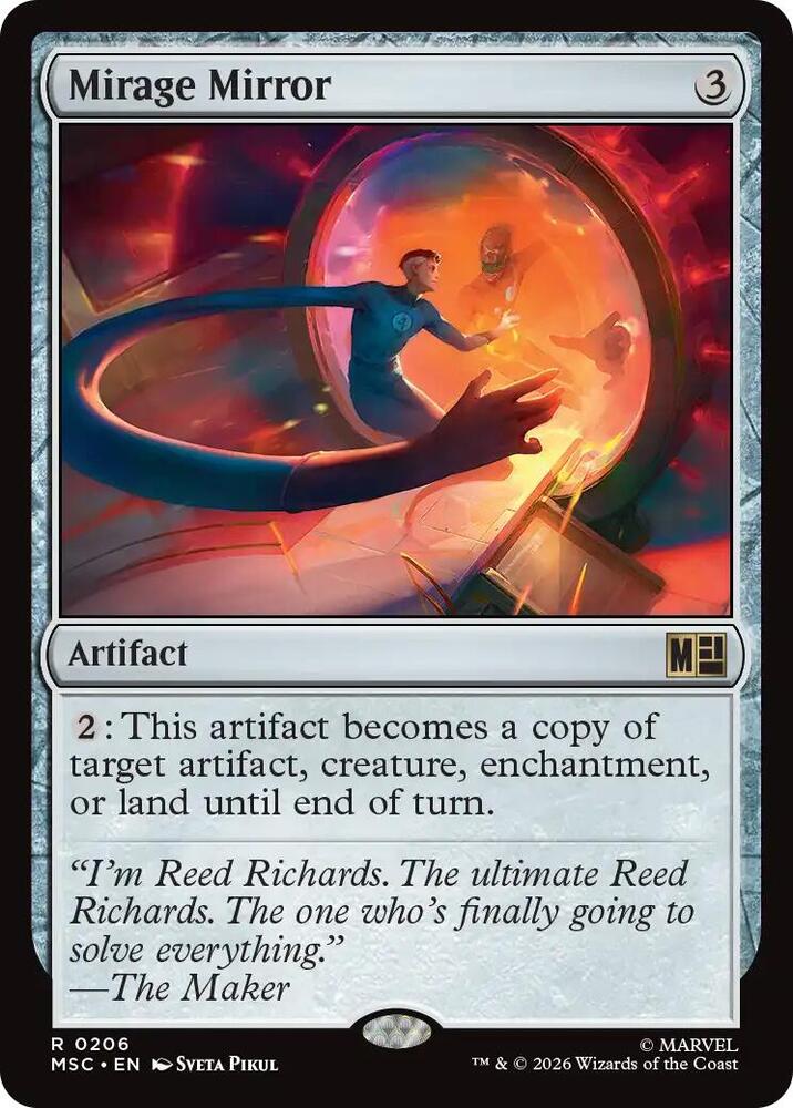 Mirage Mirror (Surge Foil) (206) [Marvel Super Heroes Commander]
