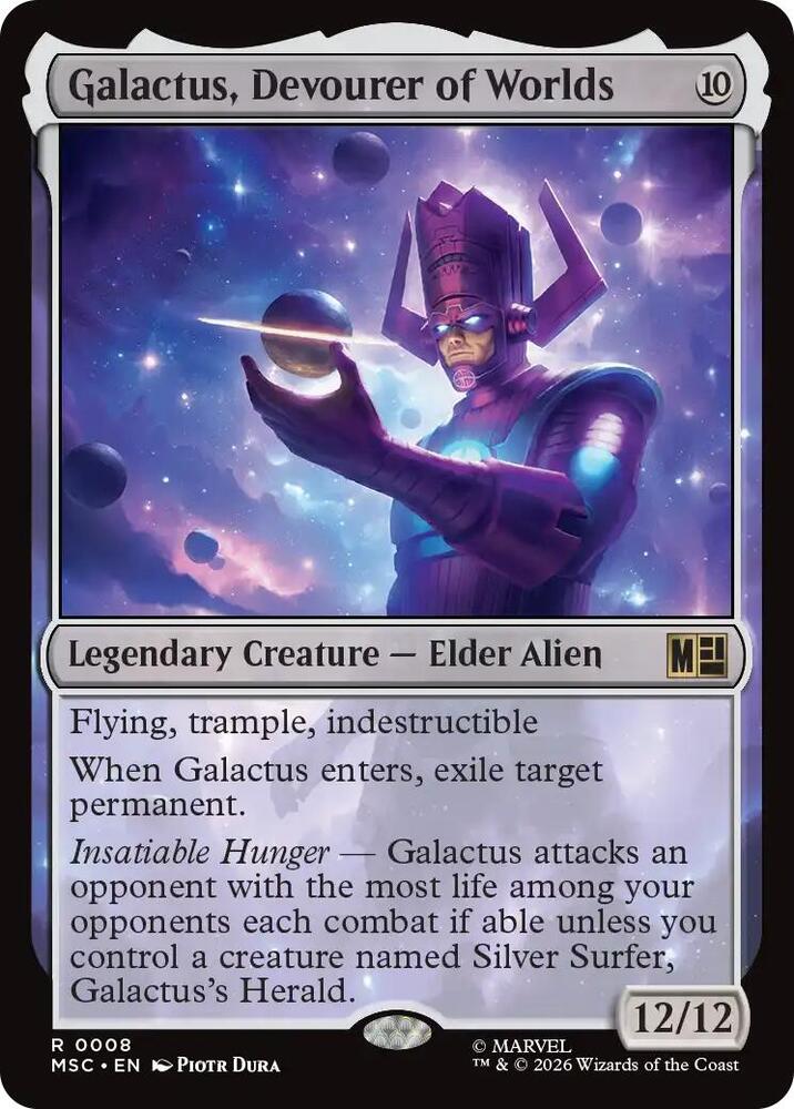 Galactus, Devourer of Worlds (Surge Foil) (8) [Marvel Super Heroes Commander]
