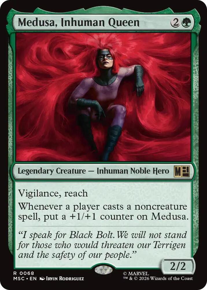 Medusa, Inhuman Queen (68) [Marvel Super Heroes Commander]