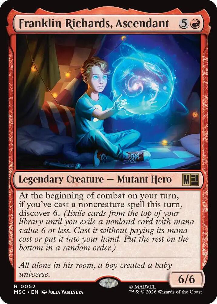 Franklin Richards, Ascendant (Surge Foil) (52) [Marvel Super Heroes Commander]