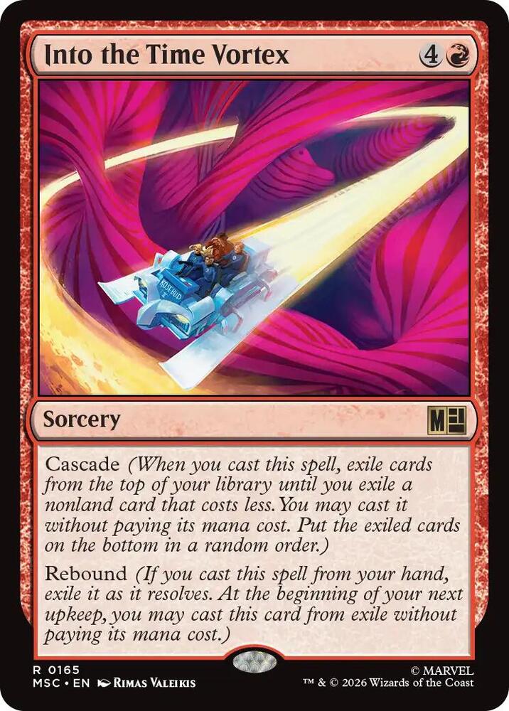 Into the Time Vortex (Surge Foil) (165) [Marvel Super Heroes Commander]